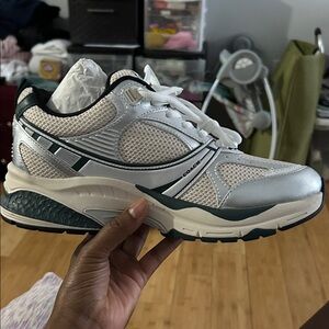 COLMAR White and Teal Sneakers